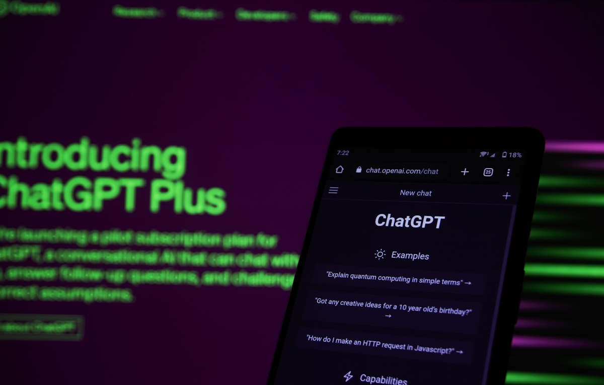 ChatGPT showing AI visibility example